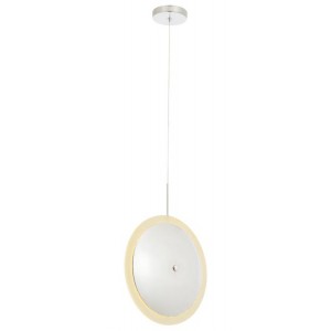 METAL LED and SILICONE ANTIQUE and CHROME PLATED CHANDELIER 31 CM DIAMETER LOAD: 100 CM